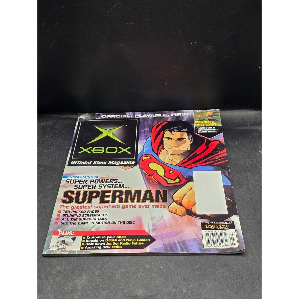 Official Xbox Magazine May 2002 Issue 6 Superman Original Xbox